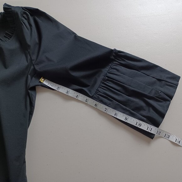 Gracie Ruffle Neck Bell Sleeve Blouse - Picture 14 of 16